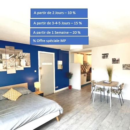 Appartement Entier Moissac Centre 30 M2 Calme Avec Cour Interieure Pour Velos A 50M Du Marche De Moissac Dış mekan fotoğraf